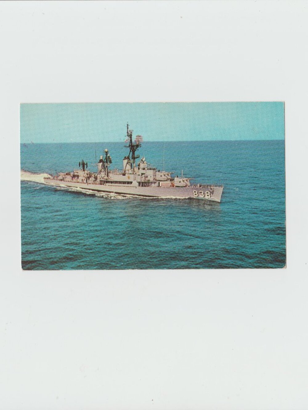 U.S.S Ernest G. Small ( DDR - 838) Postcard